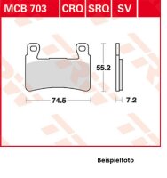 MCB703CRQ brake lining in front  Honda CBR600RR 2003-2004
