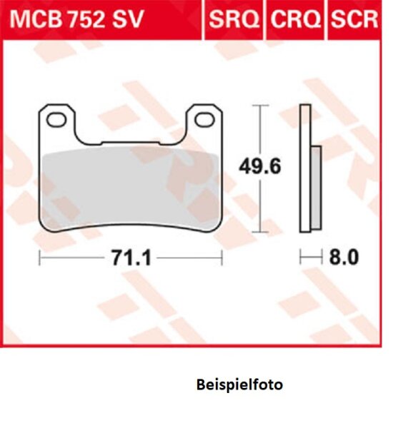 MCB752CRQ frente Kawasaki ZX10R 2008-